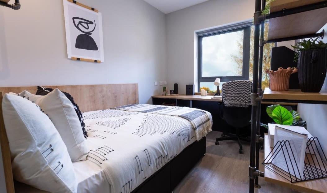 Cosy Ensuite Bedrooms At Electric Press Near Sheffield City Centre Rum bild